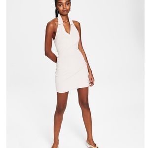 Bar III Terry Dress Natural Nude XS